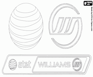 Colora Logo del Williams F1