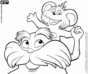Colora Lorax e Pip sono felici