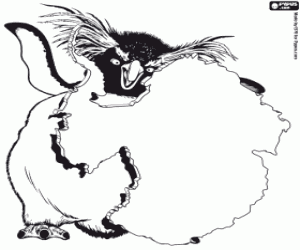 Colora Lovelace il pinguino morsi ghiaccio