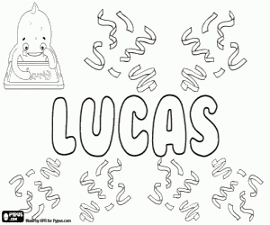 Colora Lucas, nome in varie lingue