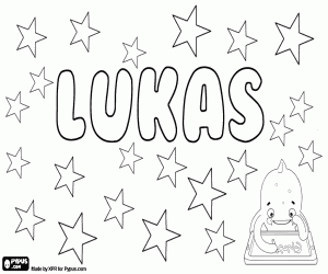 Colora Lukas, nome per ragazzo