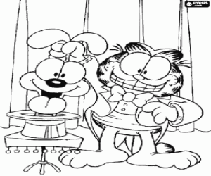 Colora La magia di Garfiled e Oddie