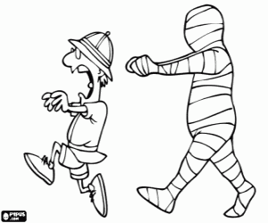 Colora La maledizione della mummia