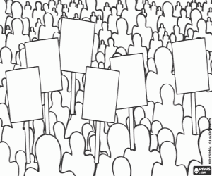 Colora Manifestazione per la giustizia sociale