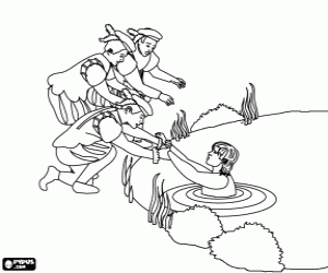 Colora Il marchese annega nel fiume