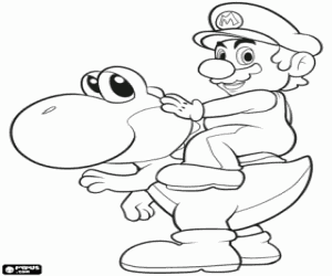 Colora Mario e Yoshi