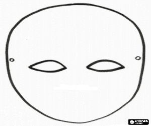 Colora Maschera di Carnevale per decorare