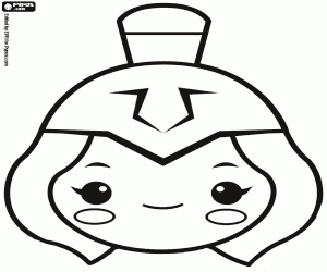 Colora Maschera della dea Atena