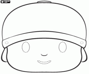Colora Maschera di Pocoyo