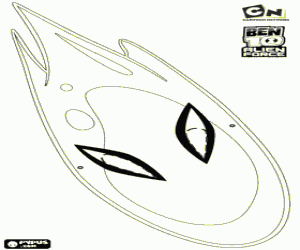 Colora Maschera di Goop, Ben 10 Alien Force