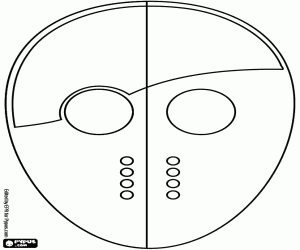 Colora La maschera di Jason da personalizzare