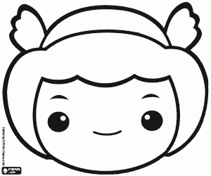 Colora Maschera di Mercurio. Maschera di Hermes