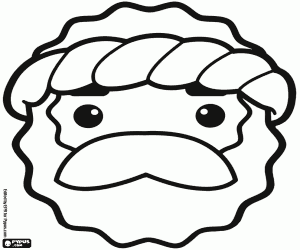 Colora Maschera di Vulcano o Efesto