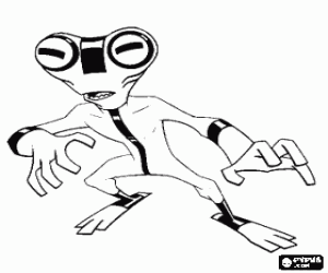 Colora Materia Grigia, un alieno di Ben 10