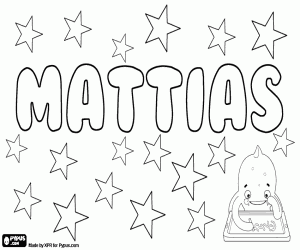 Colora Mattias, nome maschile
