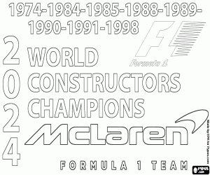 Colora McLaren, campione di F1 2024