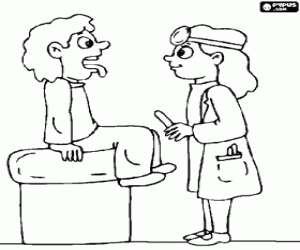 Colora Il medico e il paziente