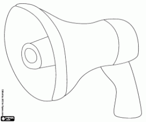 Colora Un megafono portatile