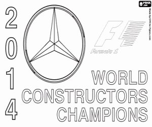 Colora Mercedes, campione di F1 2014