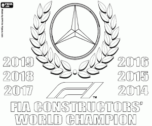 Colora Mercedes, sesto titolo mondiale