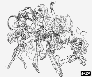 Colora Michael e Bakugan Brawlers