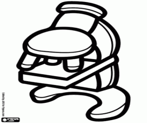 Colora Un microscopio in laboratorio