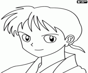 Colora Miroku, un personaggio di Inuyasha