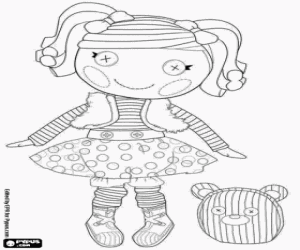 Colora Mittens Fluff e l'orso, Lalaloopsy