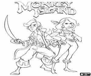 Colora Monkey Island, un video gioco