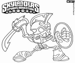 Colora Il morto vivente Skylander Chop Chop