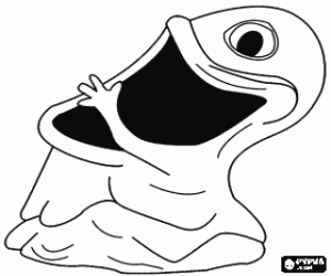 Colora Il mostro senza cervello BOB