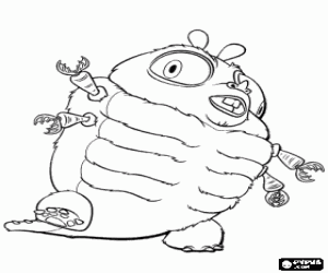 Colora Un mostro, un insetto gigante