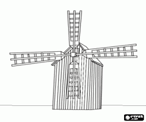 Colora Il mulino per il fratello maggiore