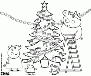 Colora Natale con Peppa Pig