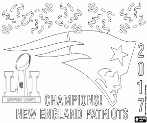 Colora New England Patriots nel Super Bowl