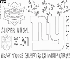 Colora New York Giants, Super Bowl 2012