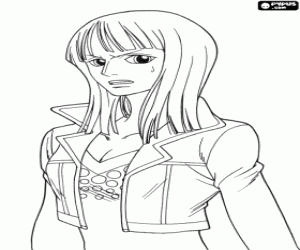 Colora Nico Robin, personaggio da One Piece