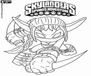 Colora La ninja Stealth Elf Skylander