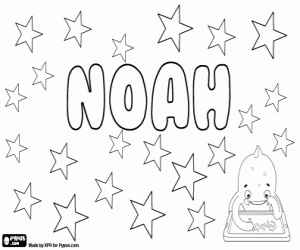 Colora Noah, nome biblico