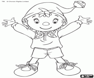 Colora Noddy della città di giocattoli