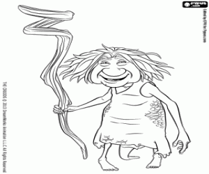 Colora Nonna, la suocera di Grug de I Croods