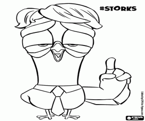 Colora Il nosy Toady piccione