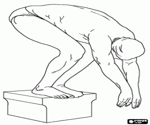 Colora Nuotatore pronti a competere