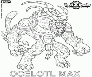 Colora Ocelotl Max, Invizimals Le creature ombra