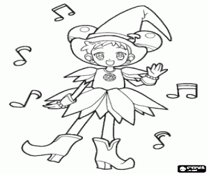 Colora Ojamajo Doremi, una apprendista di strega