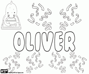 Colora Oliver, nome in molte lingue