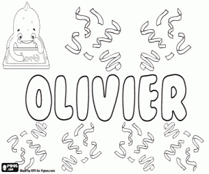Colora Olivier, nome francese e olandese