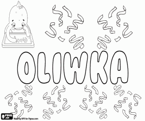 Colora Oliwka, variante di Oliwia