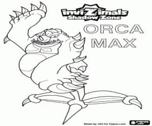 Colora Orca Max, Invizimals Le creature ombra.