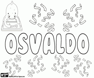 Colora Osvaldo, nome proprio maschile